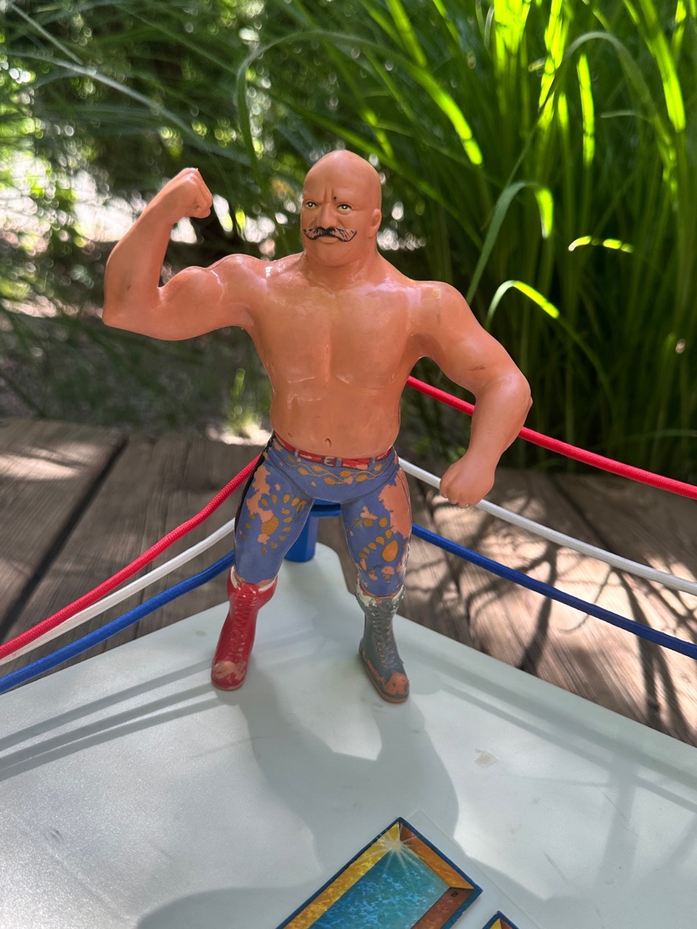 Vintage 1984 LJN WWF WWE Iron Shiek Wrestling Superstars Action Figure